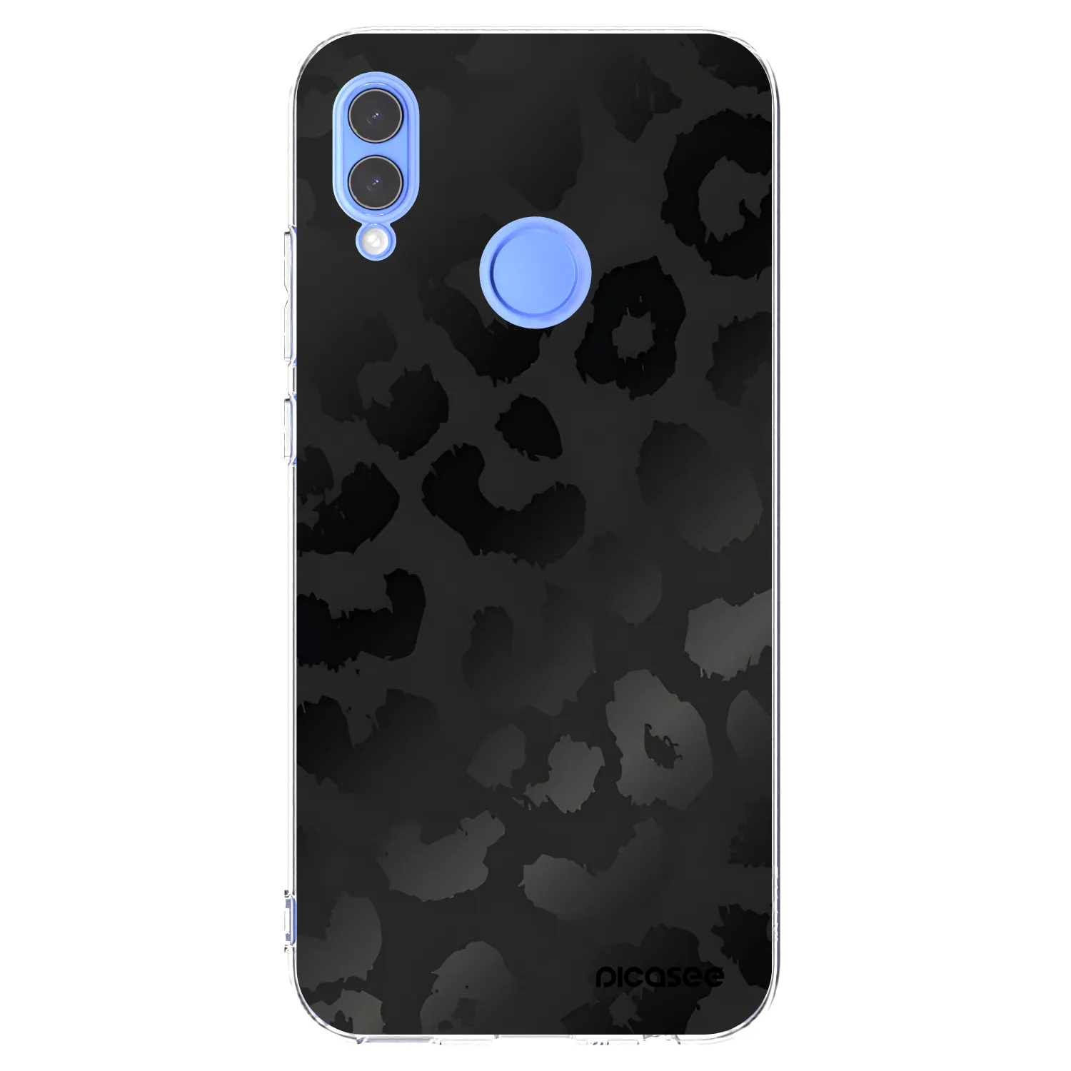 Picasee silikónový prehľadný obal pre Honor 10 Lite - Midnight Leopard
