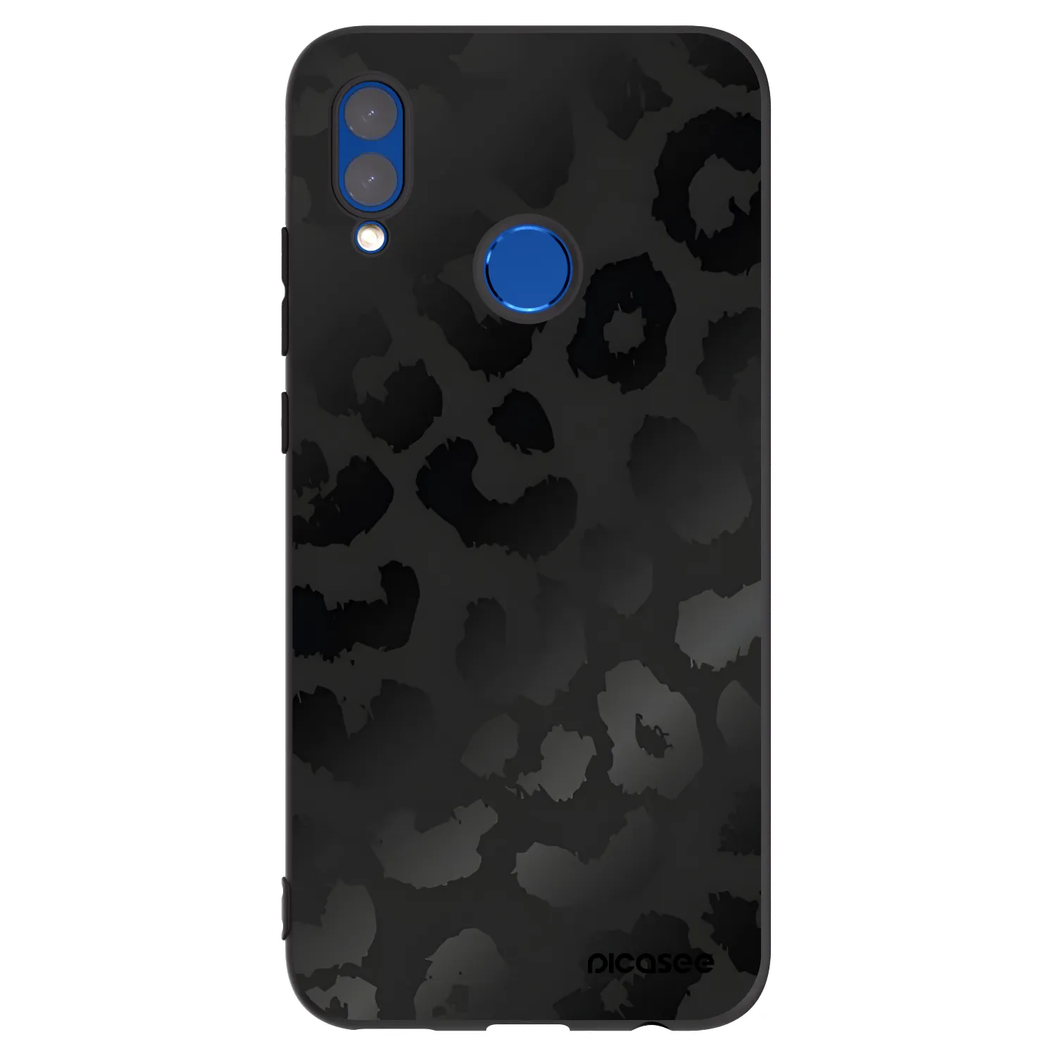 Picasee silikónový čierny obal pre Honor 10 Lite - Midnight Leopard