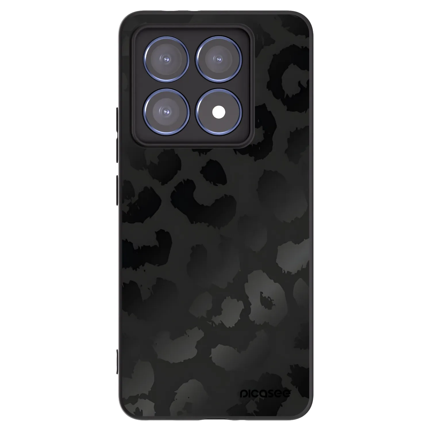 Picasee silikónový čierny obal pre Xiaomi 14T Pro - Midnight Leopard