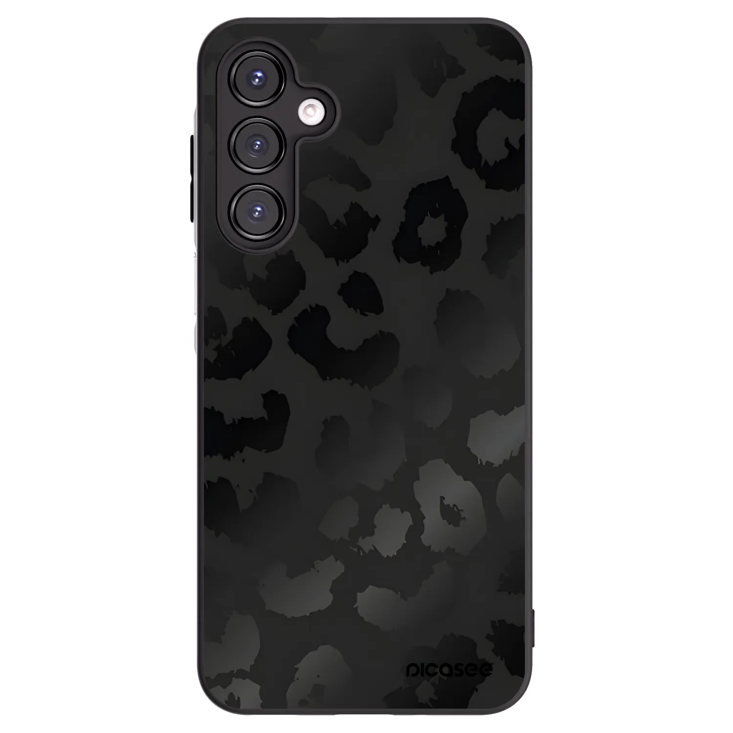 Picasee silikónový čierny obal pre Samsung Galaxy A16 5G - Midnight Leopard