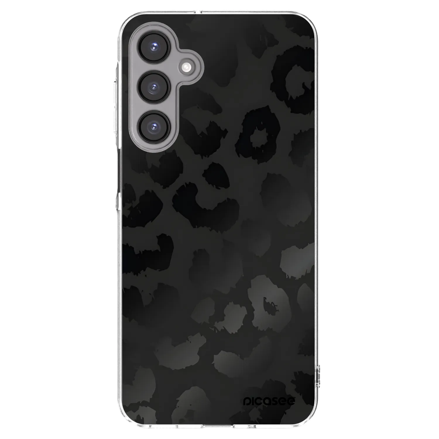 Picasee silikónový prehľadný obal pre Samsung Galaxy A16 5G - Midnight Leopard