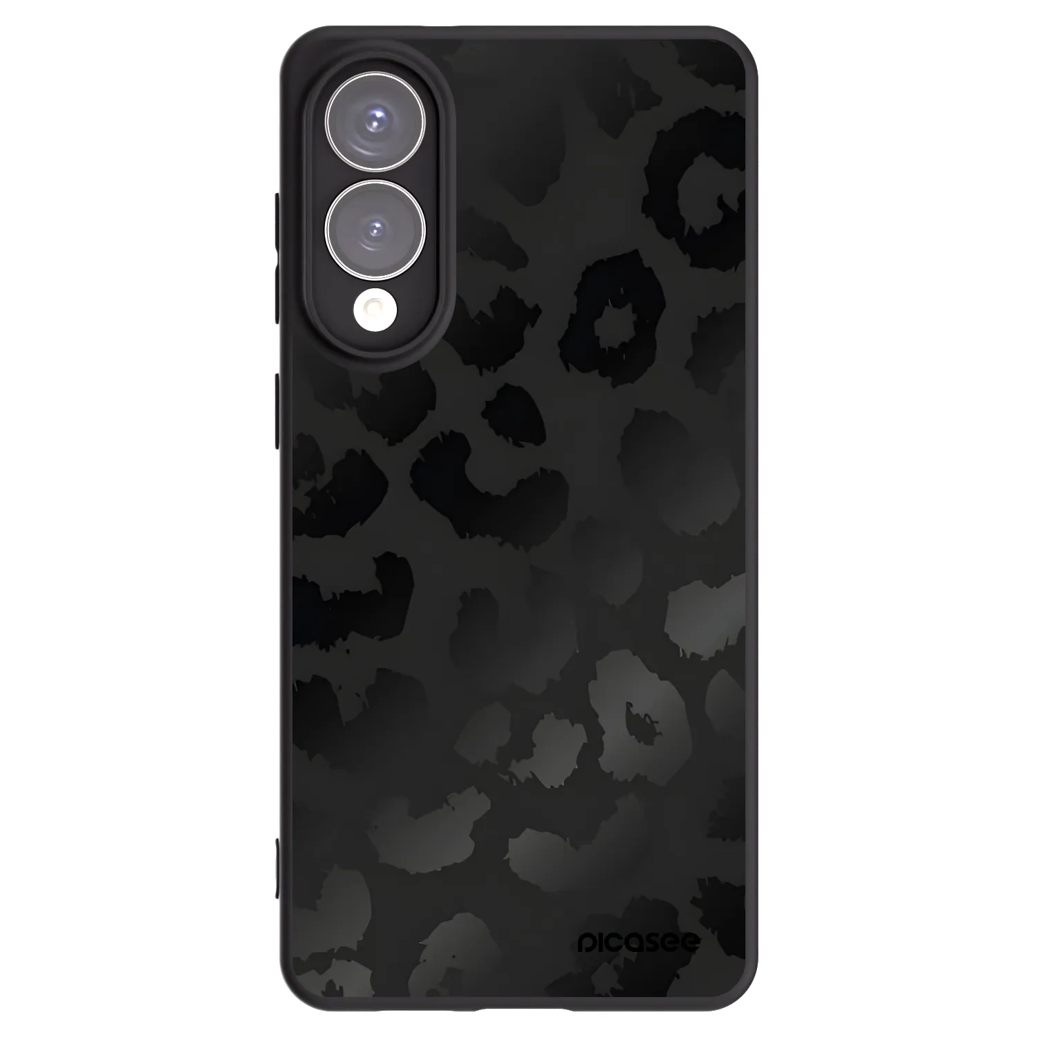 Picasee silikónový čierny obal pre Samsung Galaxy S25 Edge 5G - Midnight Leopard