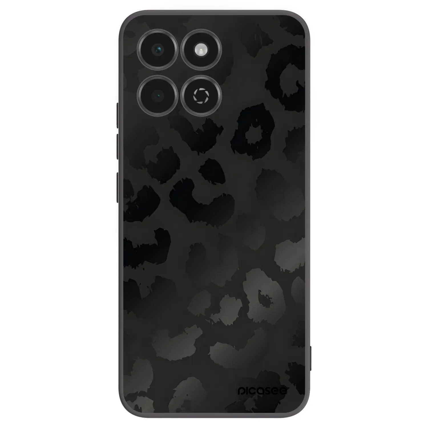 Picasee silikónový čierny obal pre Honor 200 Smart 5G - Midnight Leopard