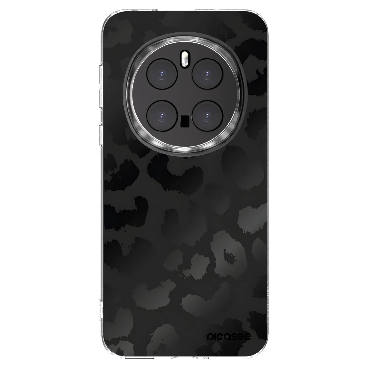 Picasee silikónový prehľadný obal pre Honor Magic7 Pro 5G - Midnight Leopard