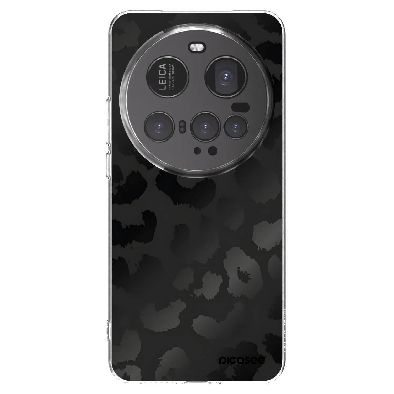 Picasee silikónový prehľadný obal pre Xiaomi 15 Ultra - Midnight Leopard
