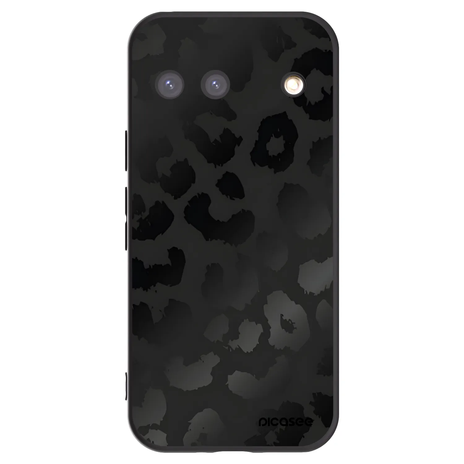 Picasee silikónový čierny obal pre Google Pixel 9 - Midnight Leopard