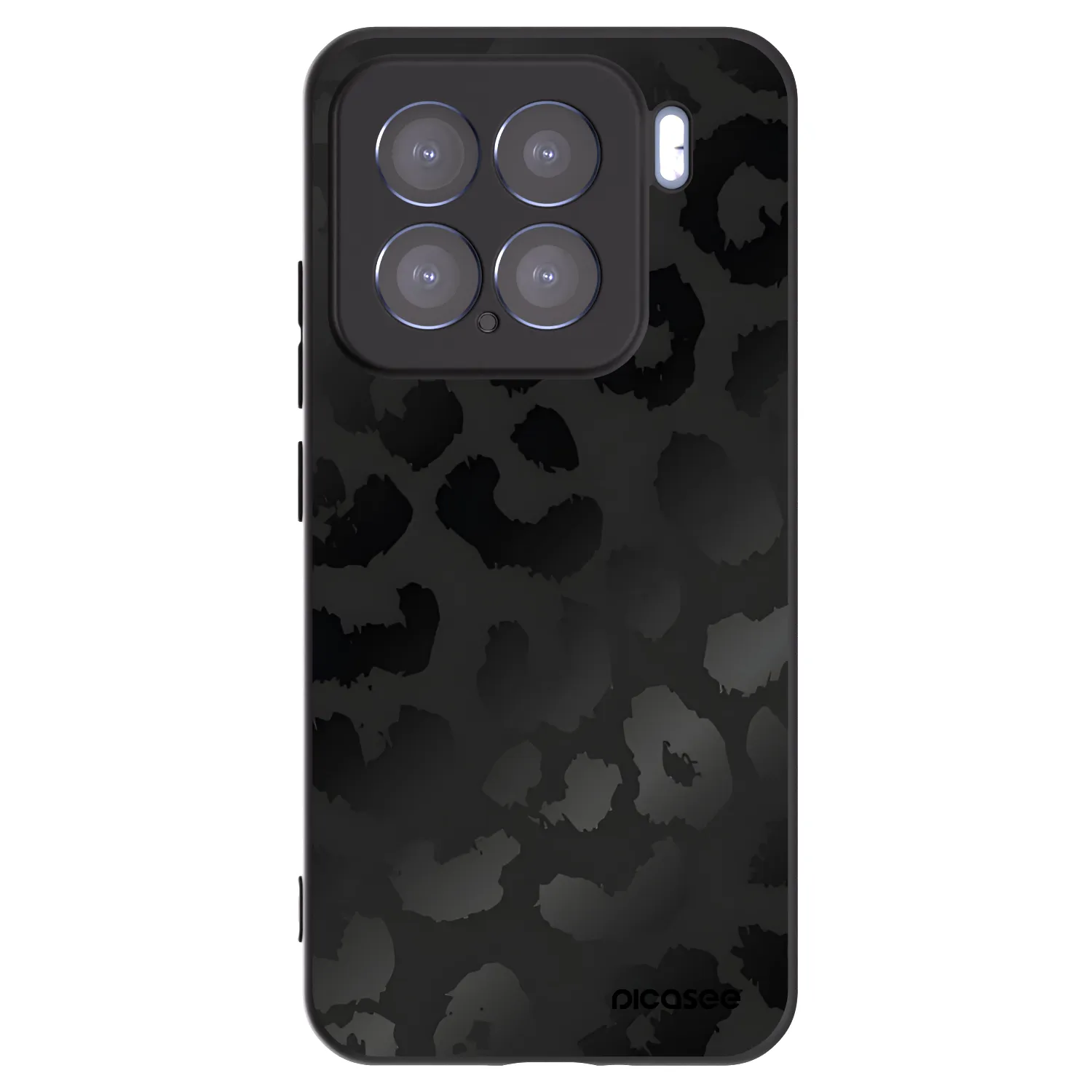 Picasee silikónový čierny obal pre Xiaomi 15 - Midnight Leopard