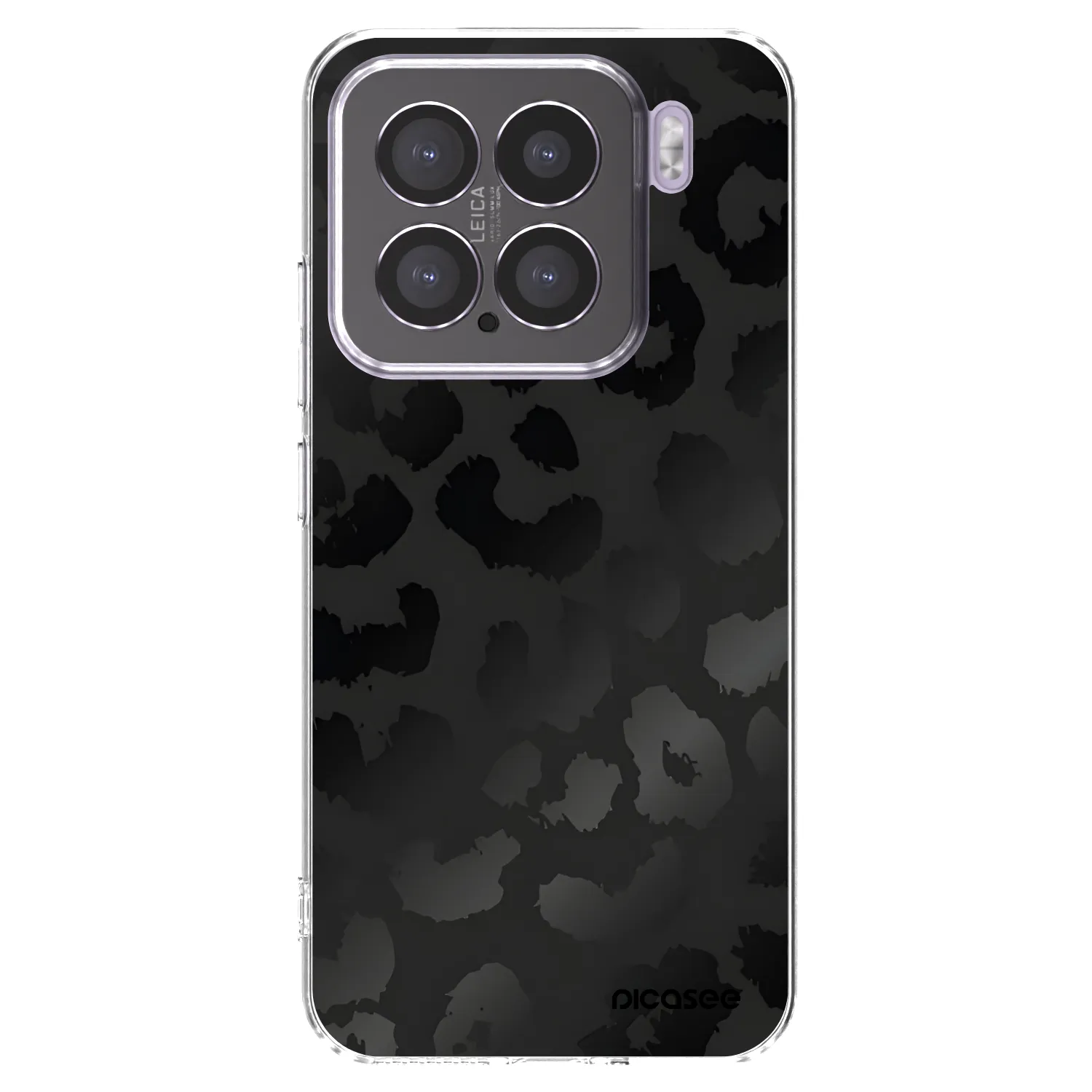 Picasee silikónový prehľadný obal pre Xiaomi 15 - Midnight Leopard