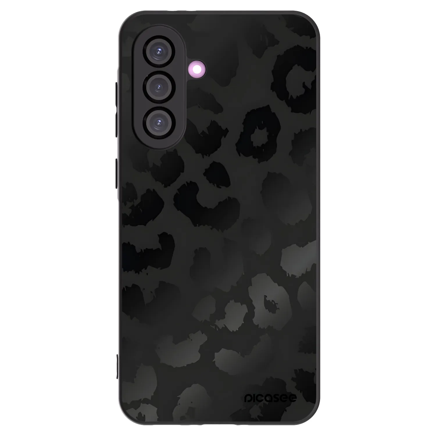 Picasee silikónový čierny obal pre Samsung Galaxy A56 5G A566B - Midnight Leopard