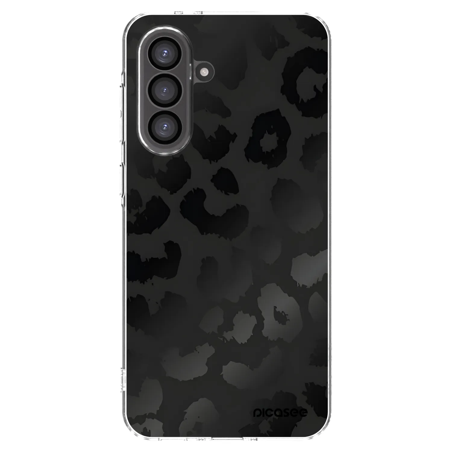 Picasee silikónový prehľadný obal pre Samsung Galaxy A56 5G A566B - Midnight Leopard