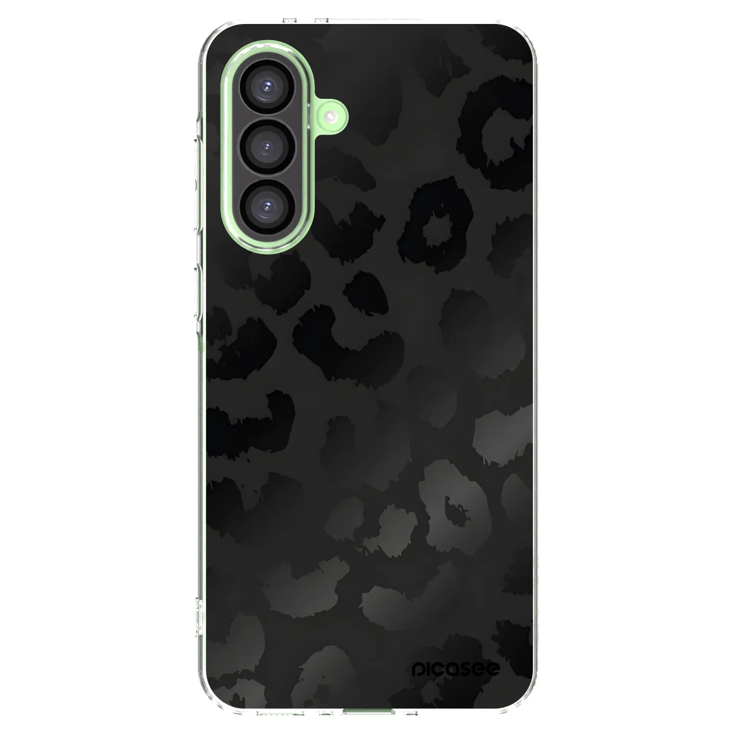 Picasee silikónový prehľadný obal pre Samsung Galaxy A26 5G A266B - Midnight Leopard