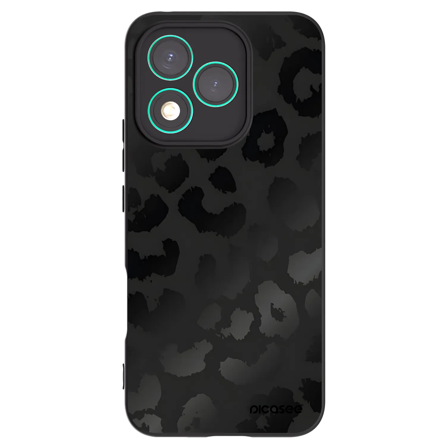 Picasee silikónový čierny obal pre Honor 400 Lite 5G - Midnight Leopard