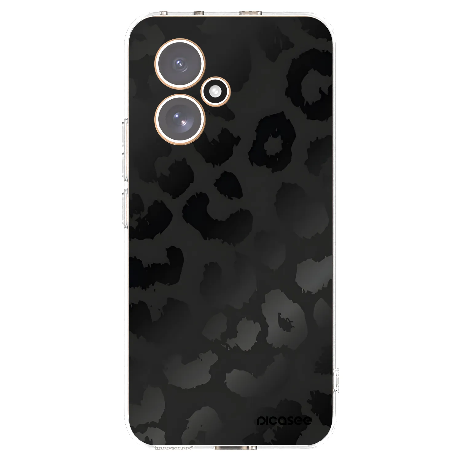 Picasee silikónový prehľadný obal pre Honor 400 5G - Midnight Leopard