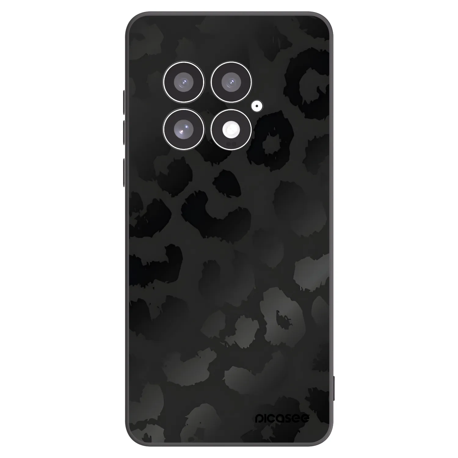 Picasee silikónový čierny obal pre OnePlus 13 5G - Midnight Leopard