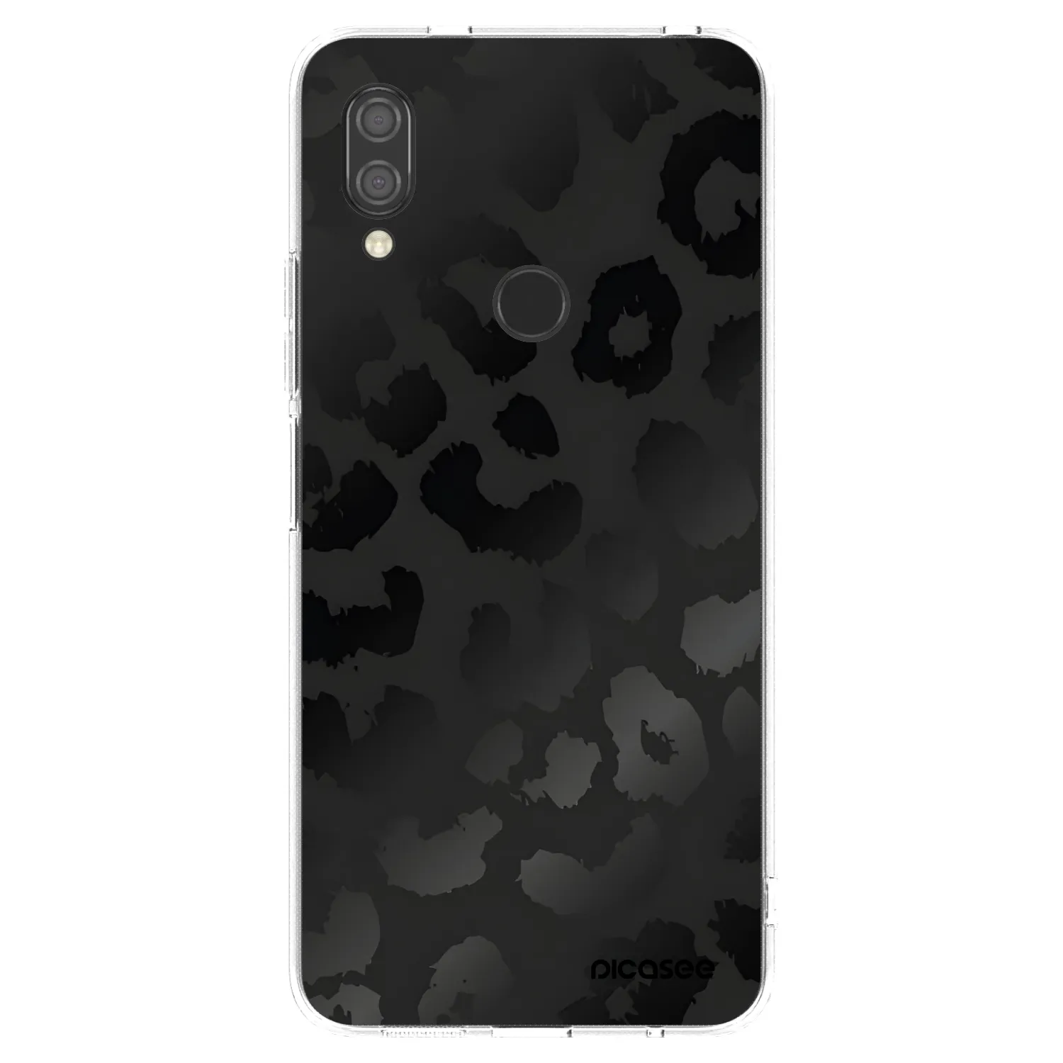 Picasee silikónový prehľadný obal pre Xiaomi Redmi 7 - Midnight Leopard