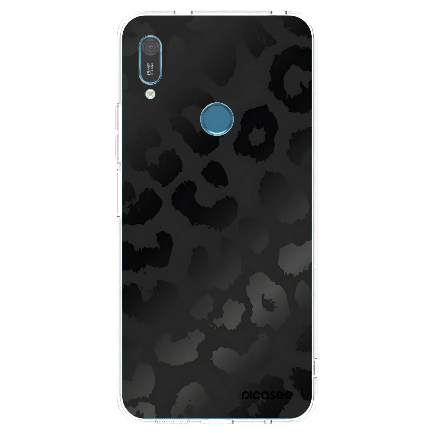 Picasee silikónový prehľadný obal pre Huawei Y6 2019 - Midnight Leopard