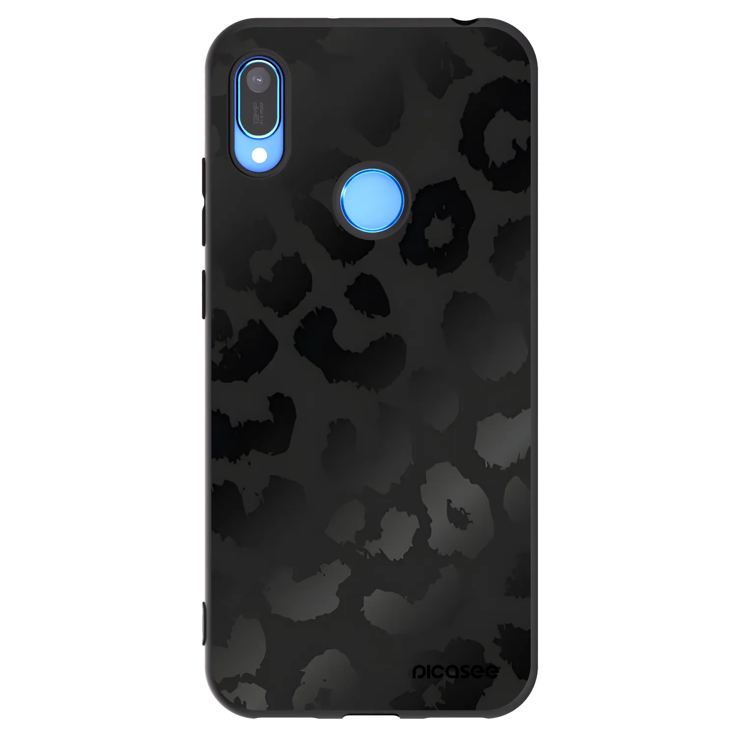 Picasee silikónový čierny obal pre Huawei Y6 2019 - Midnight Leopard