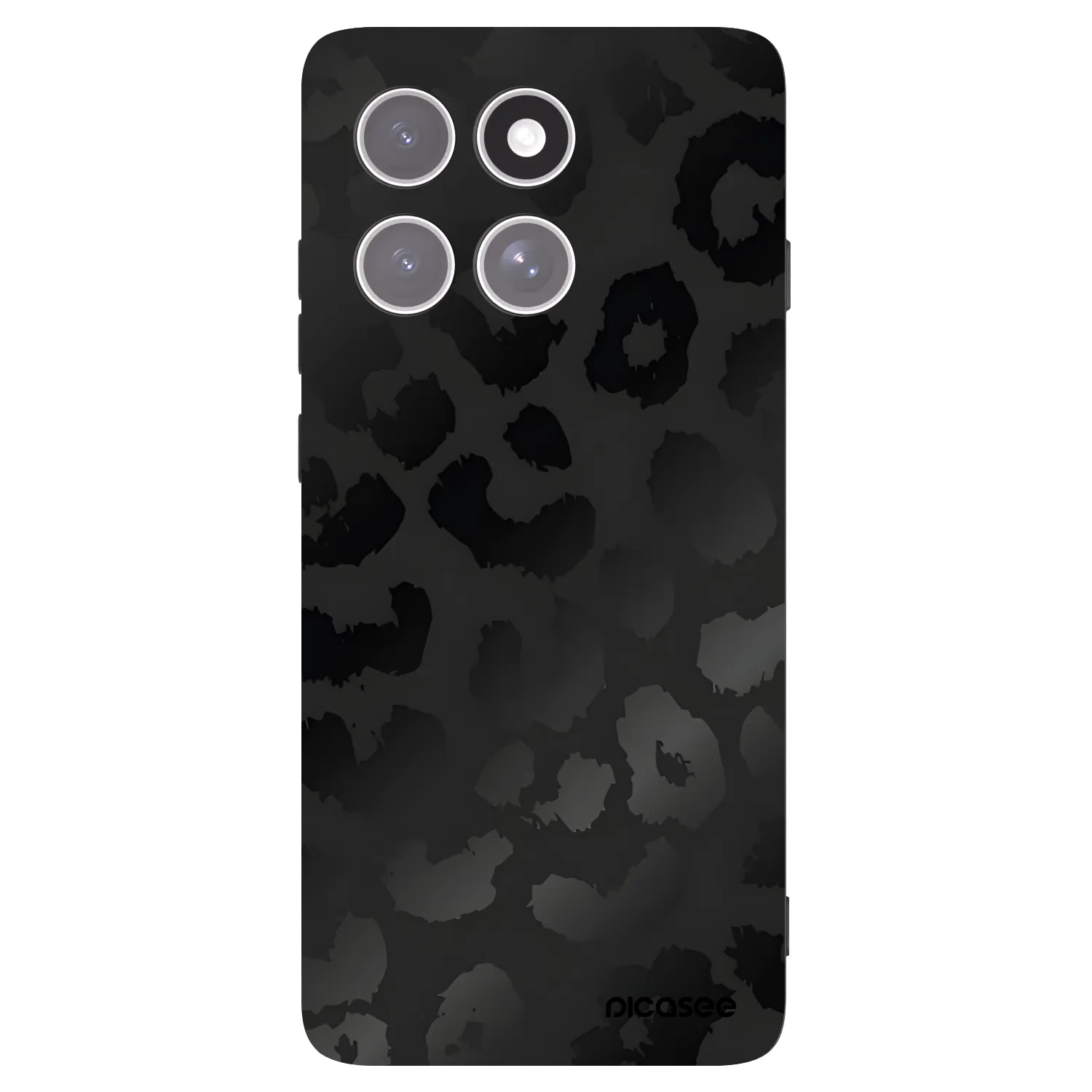 Picasee silikónový čierny obal pre Motorola Edge 60 Pro - Midnight Leopard