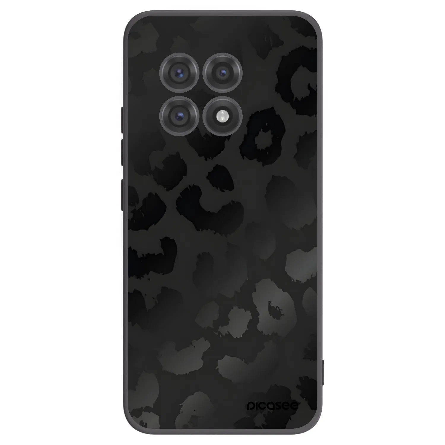 Picasee silikónový čierny obal pre OnePlus 13R 5G - Midnight Leopard