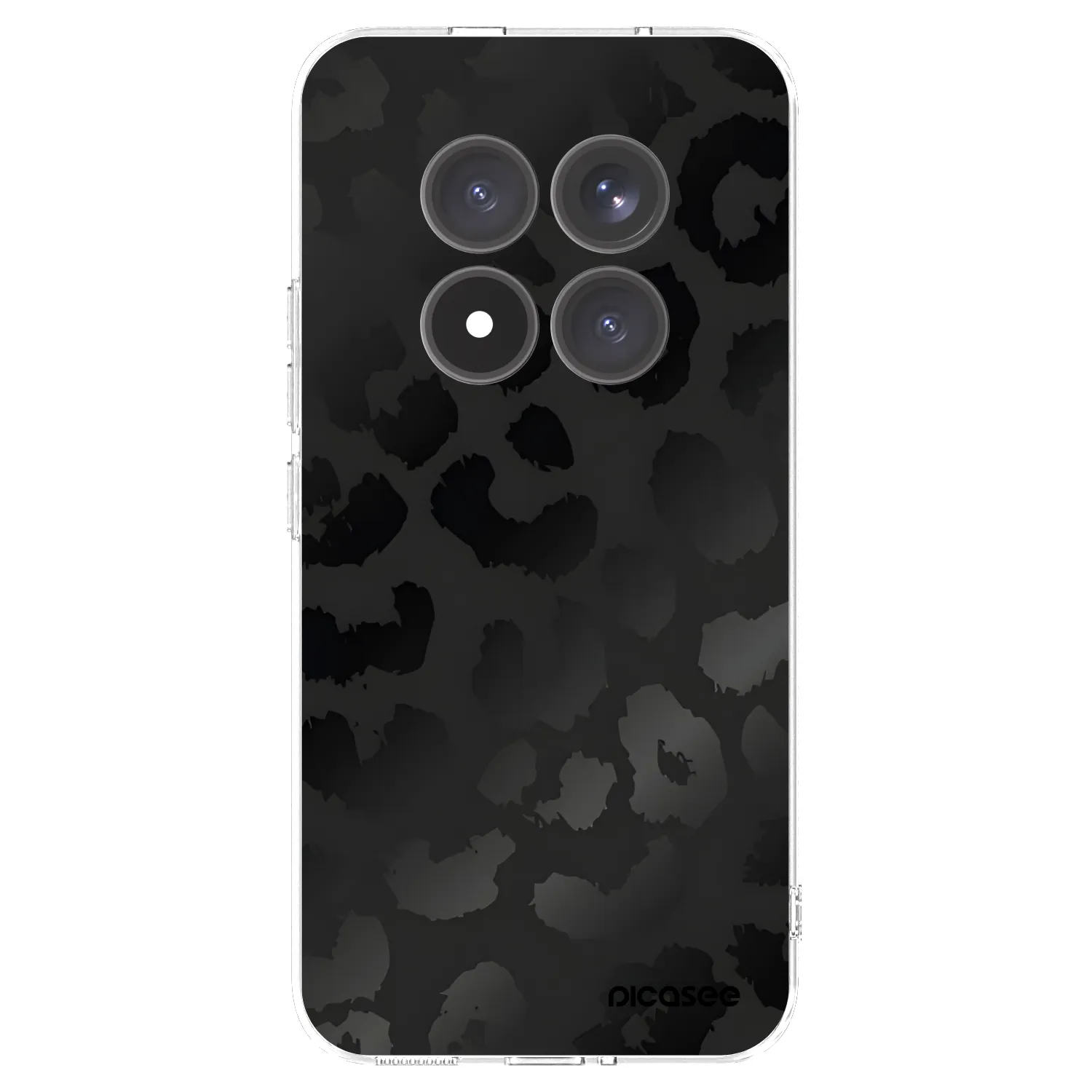 Picasee silikónový prehľadný obal pre Xiaomi Redmi Note 15 Pro+ - Midnight Leopard