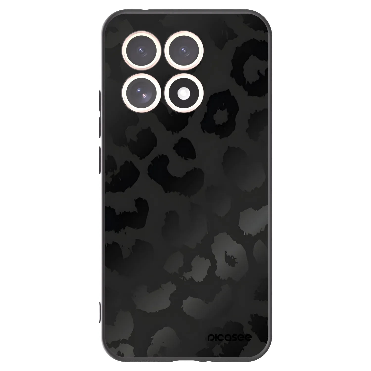 Picasee silikónový čierny obal pre Xiaomi 15T - Midnight Leopard