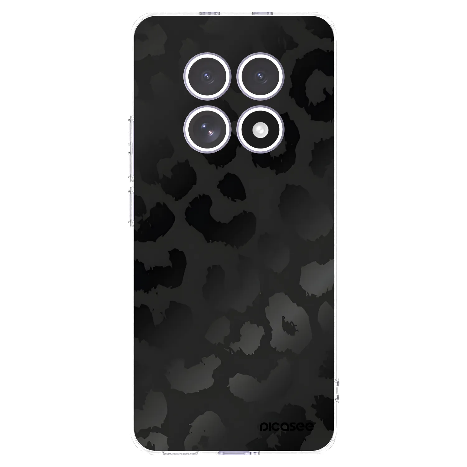 Picasee silikónový prehľadný obal pre Xiaomi Redmi Note 15 - Midnight Leopard