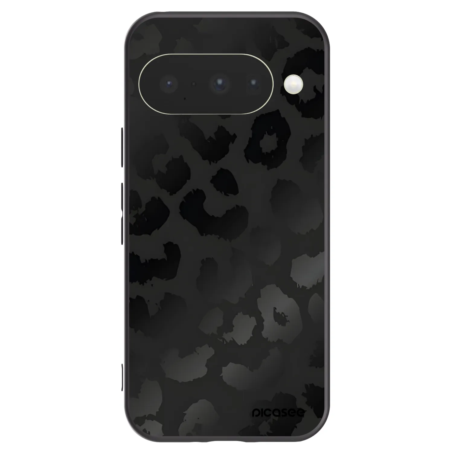 Picasee silikónový čierny obal pre Google Pixel 10 - Midnight Leopard