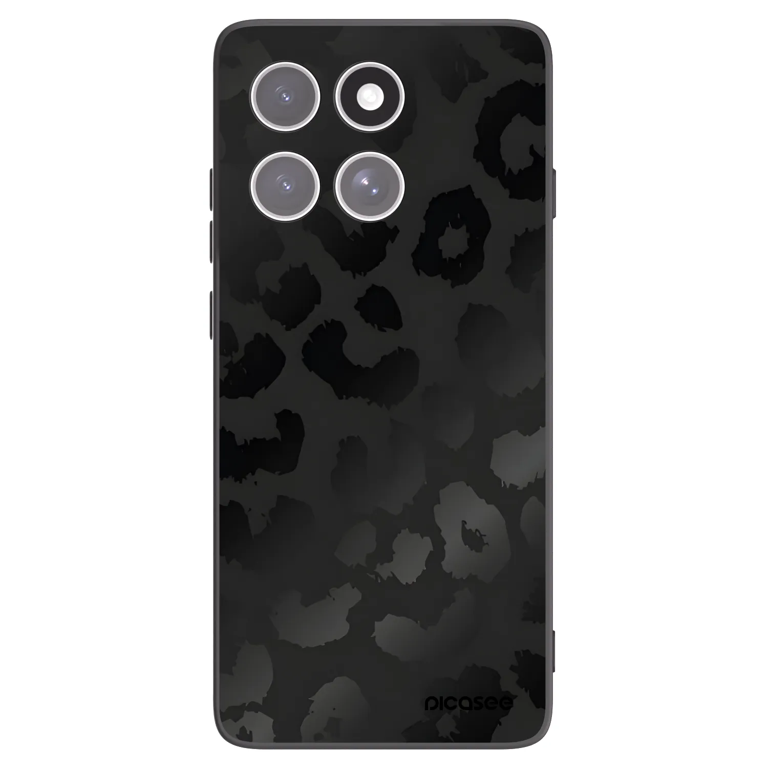 Picasee silikónový čierny obal pre Motorola Edge 60 Fusion - Midnight Leopard
