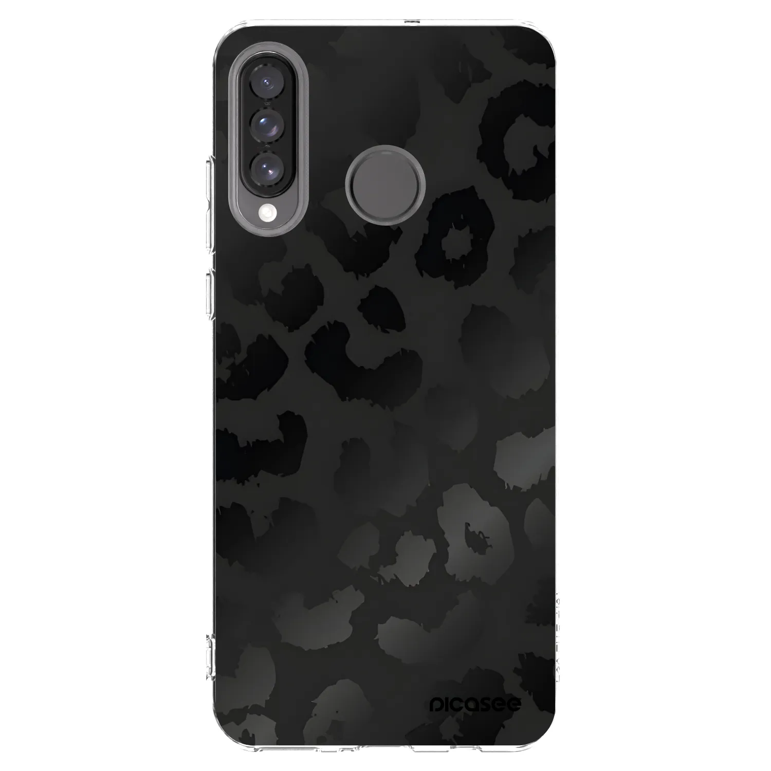 Picasee silikónový prehľadný obal pre Huawei P30 Lite - Midnight Leopard