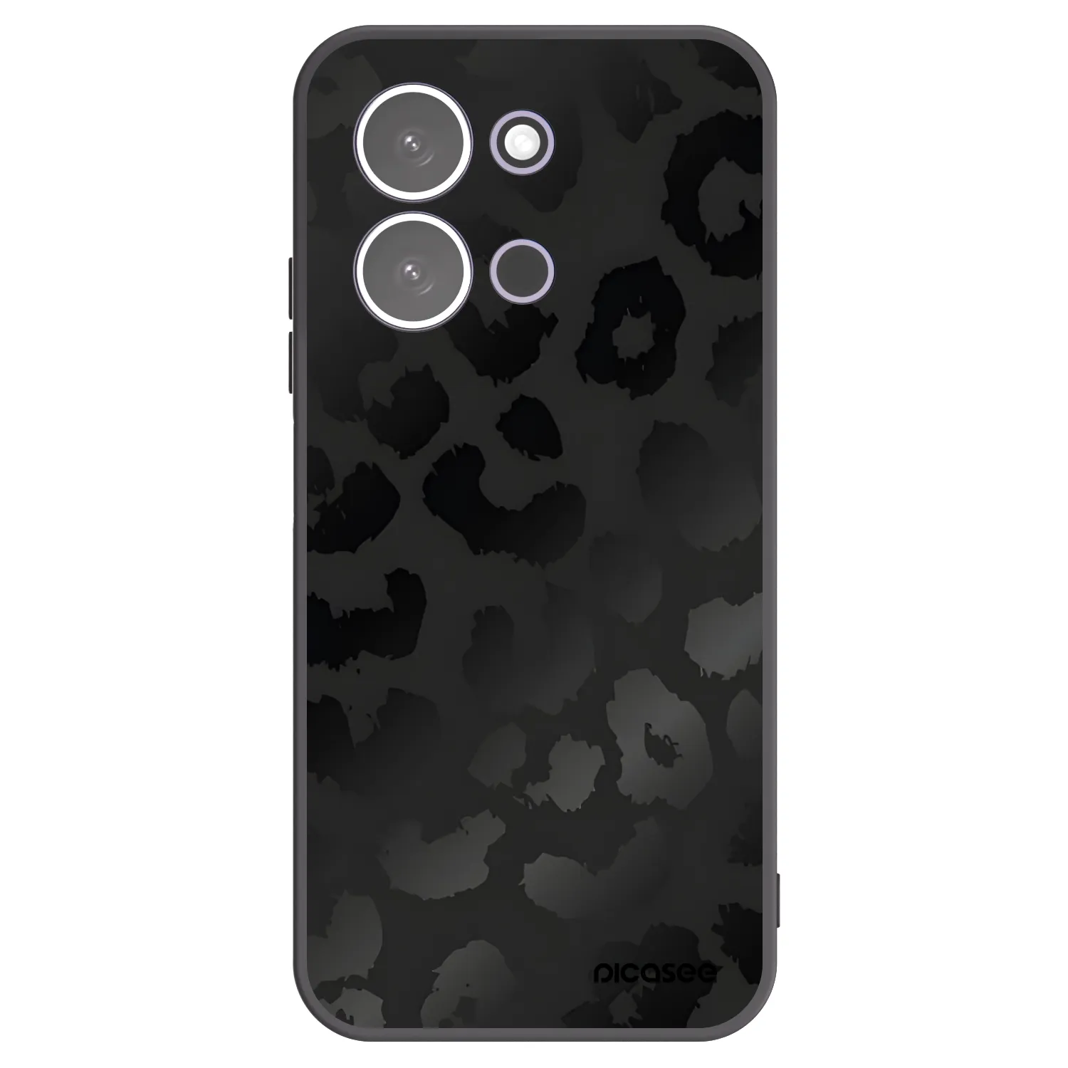 Picasee silikónový čierny obal pre Xiaomi Redmi 15C 5G - Midnight Leopard