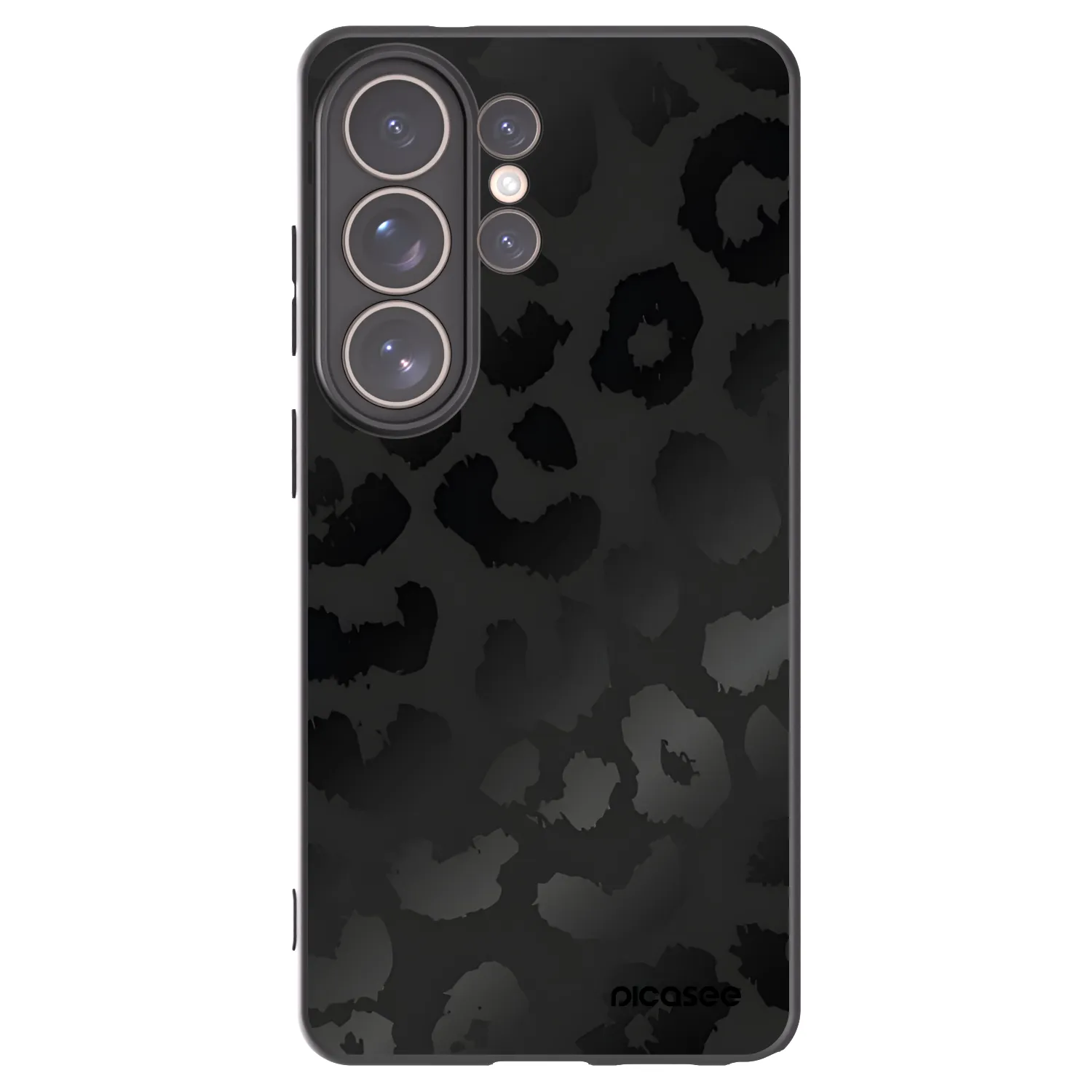 Picasee silikónový čierny obal pre Samsung Galaxy S26 Ultra - Midnight Leopard