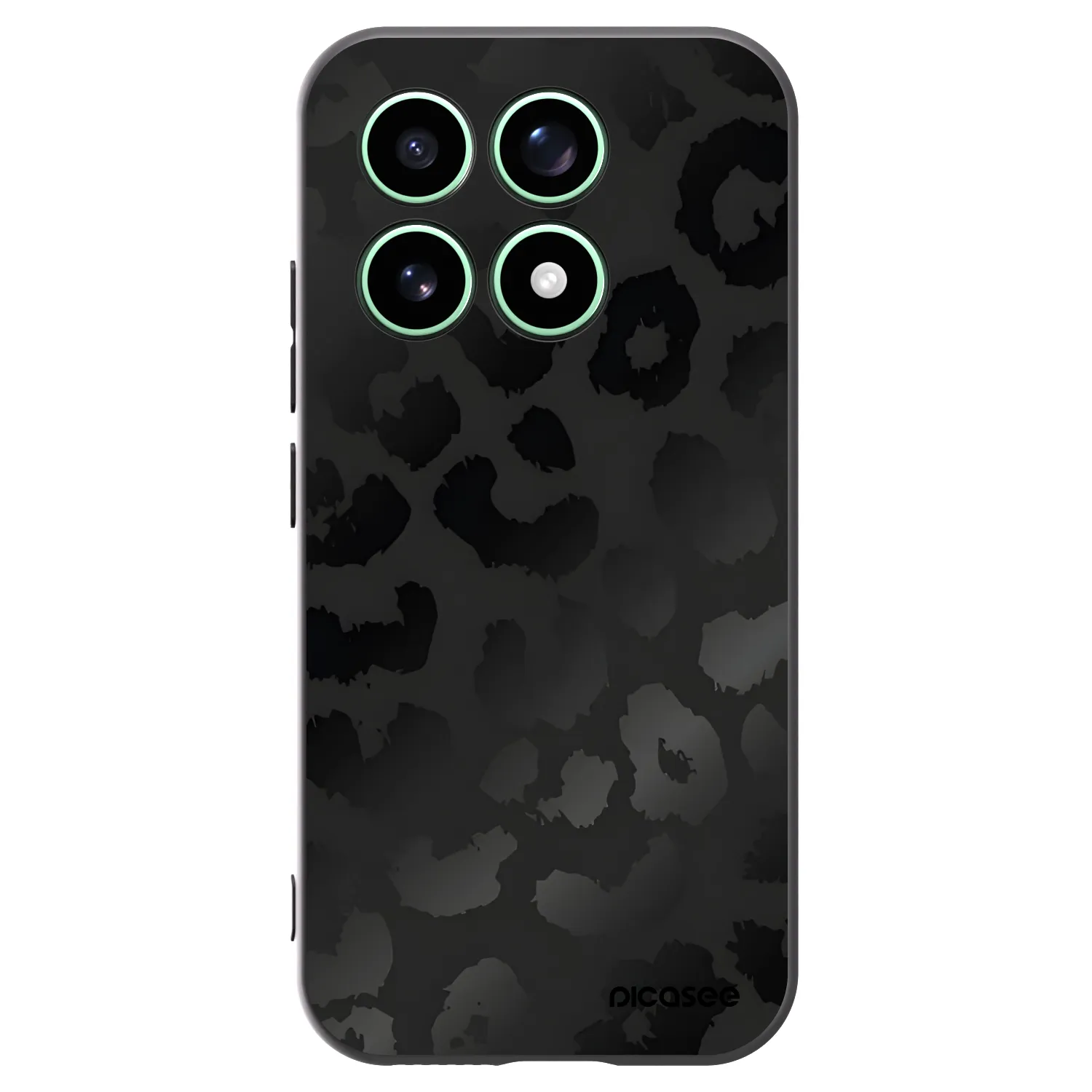 Picasee silikónový čierny obal pre Xiaomi 17 - Midnight Leopard
