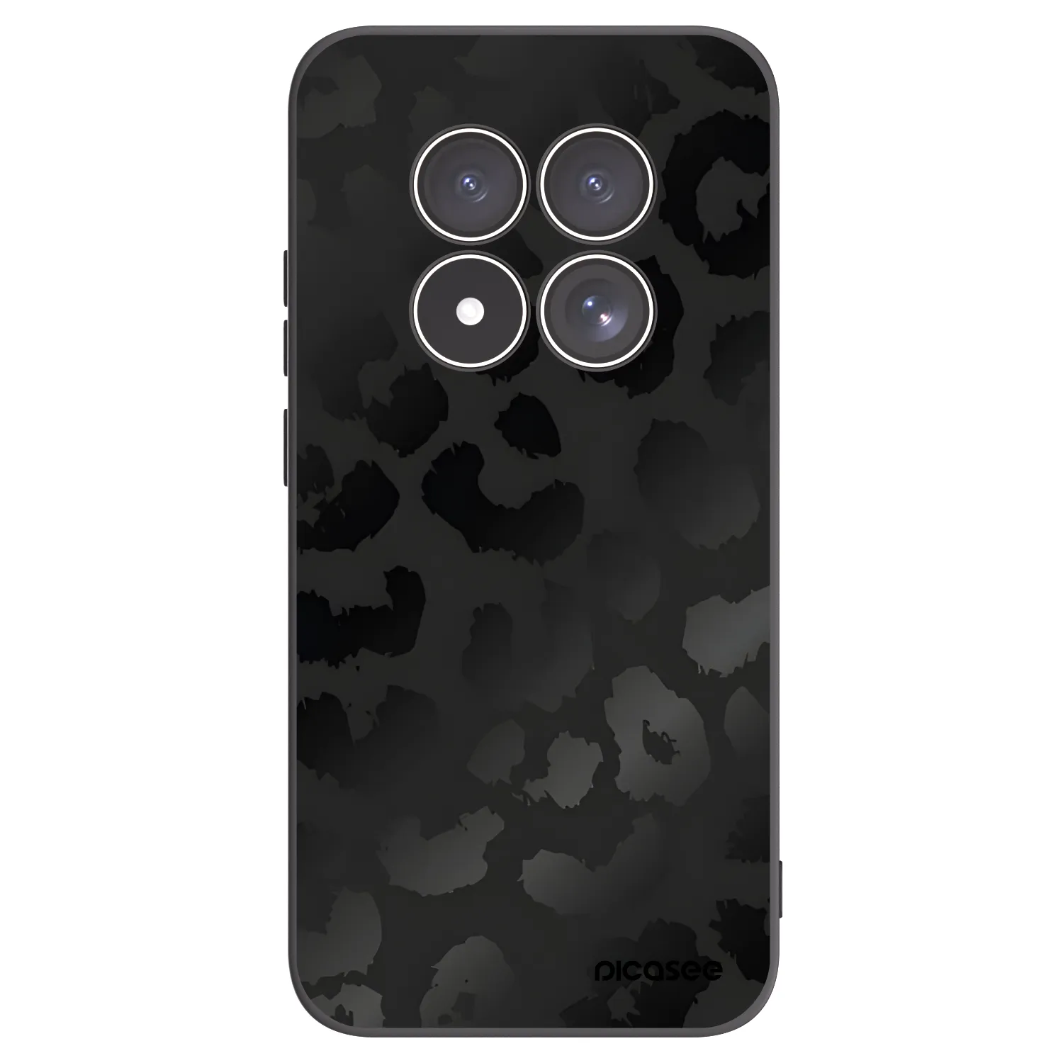 Picasee silikónový čierny obal pre Xiaomi Redmi Note 15 Pro 5G - Midnight Leopard