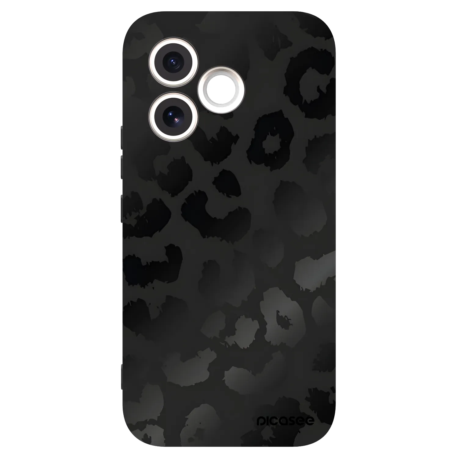 Picasee silikónový čierny obal pre Honor 600 Lite - Midnight Leopard