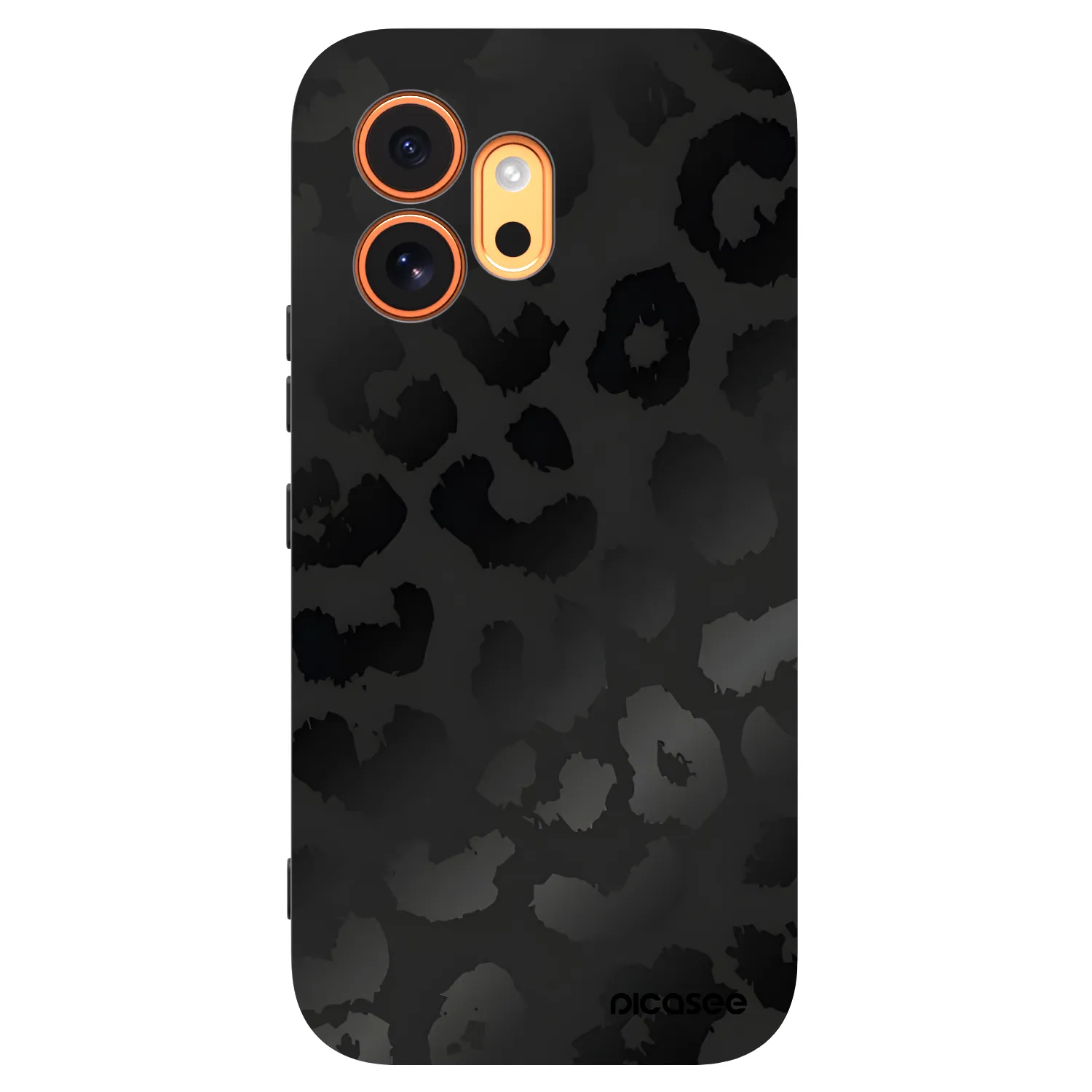 Picasee silikónový čierny obal pre Honor 600 - Midnight Leopard