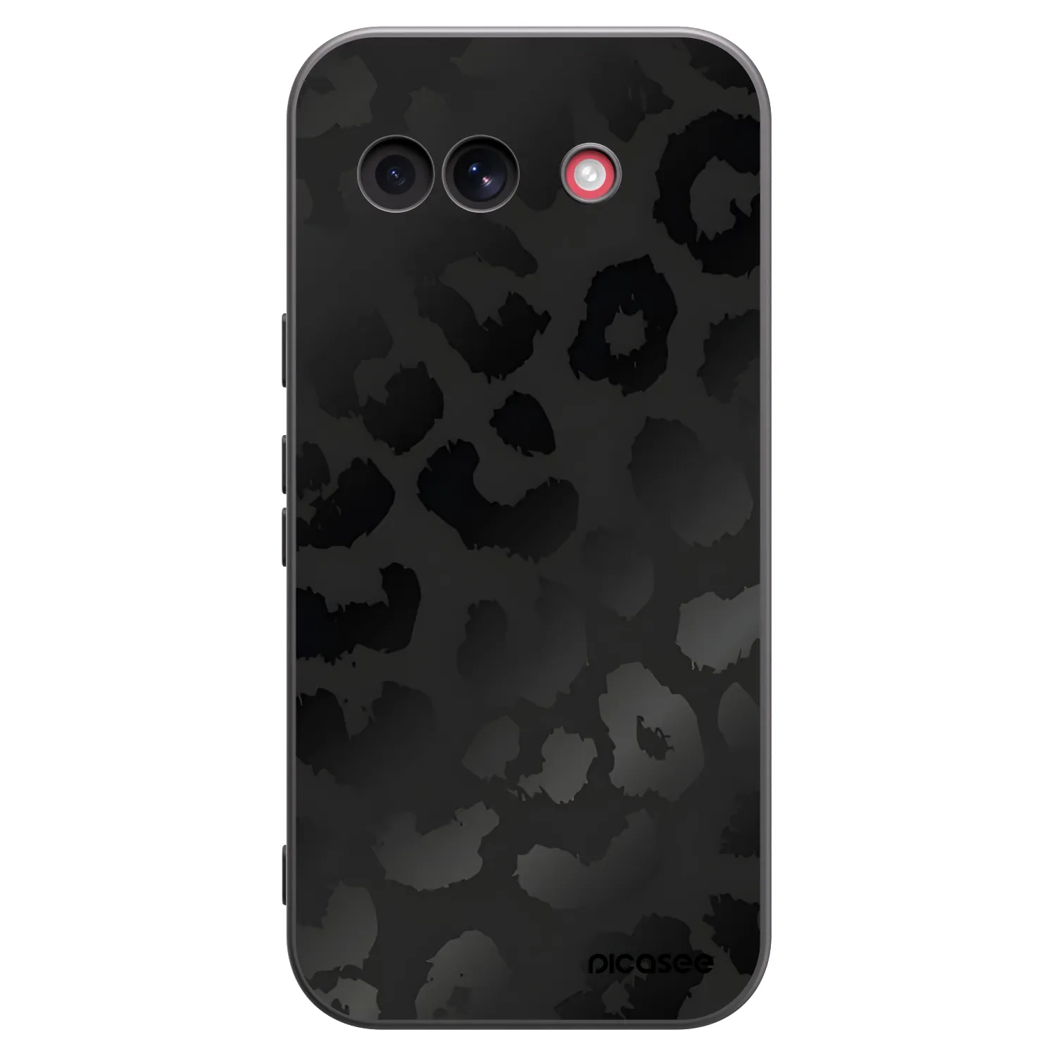 Picasee silikónový čierny obal pre Google Pixel 10a - Midnight Leopard