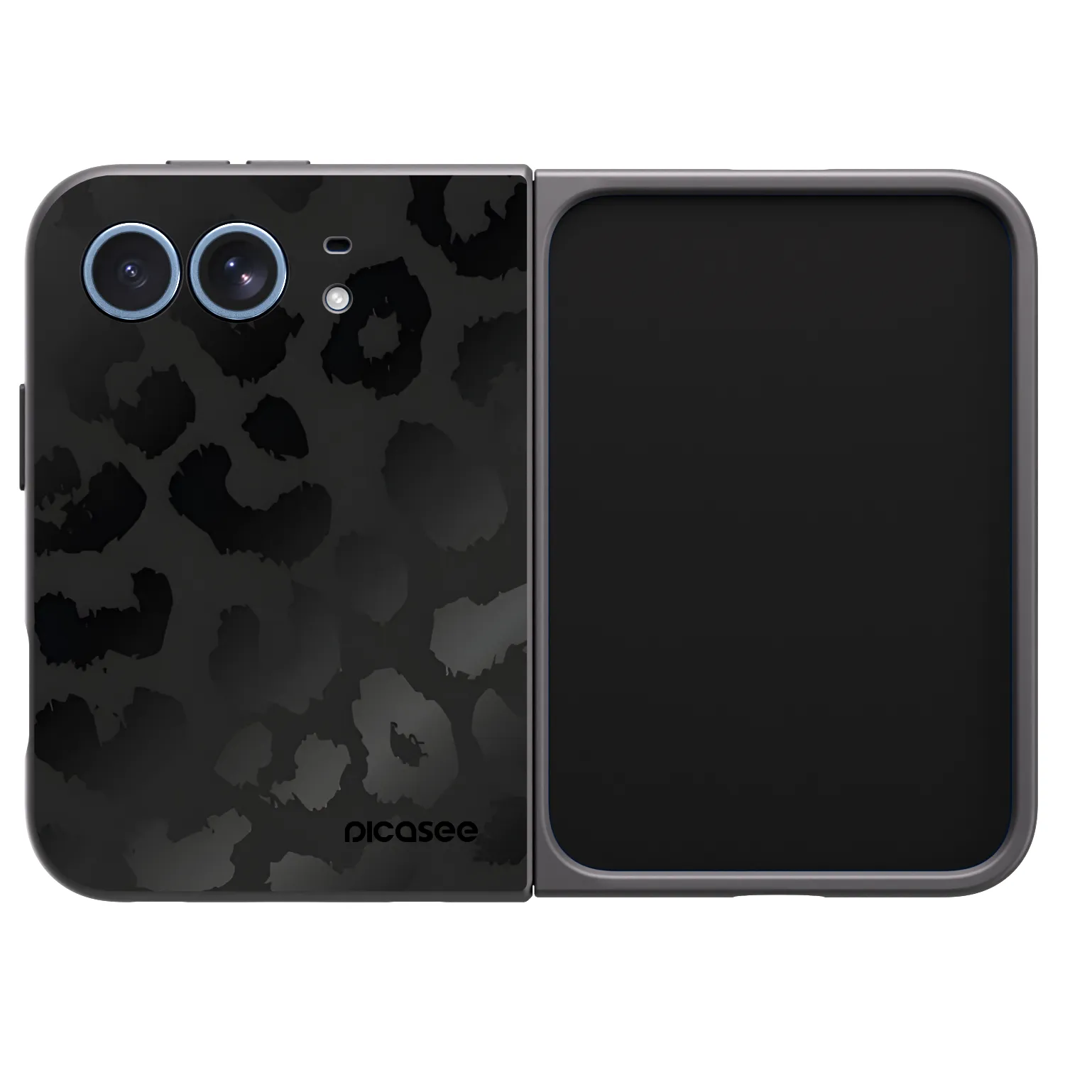 Picasee silikónový čierny obal pre Apple iPhone Ultra - Midnight Leopard