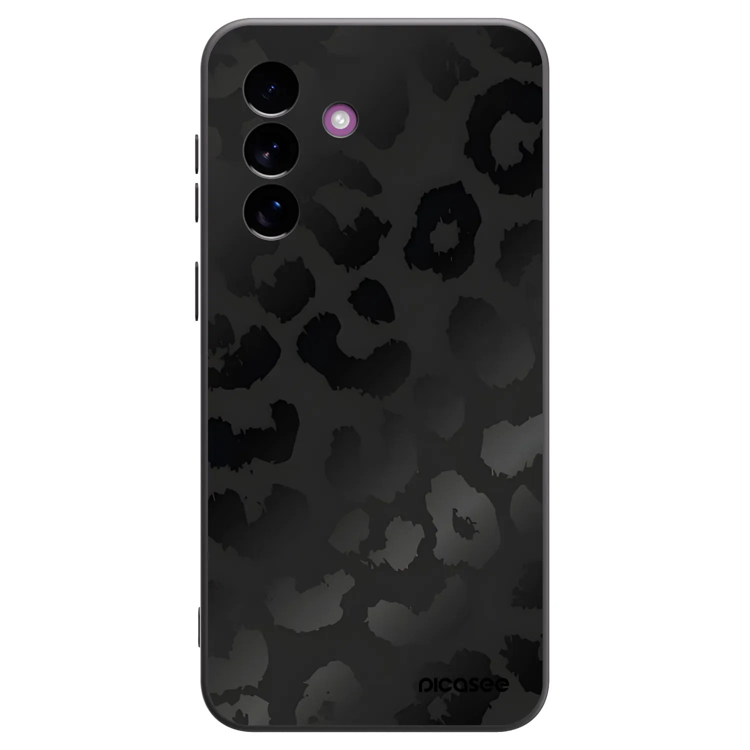 Picasee silikónový čierny obal pre Samsung Galaxy A37 - Midnight Leopard