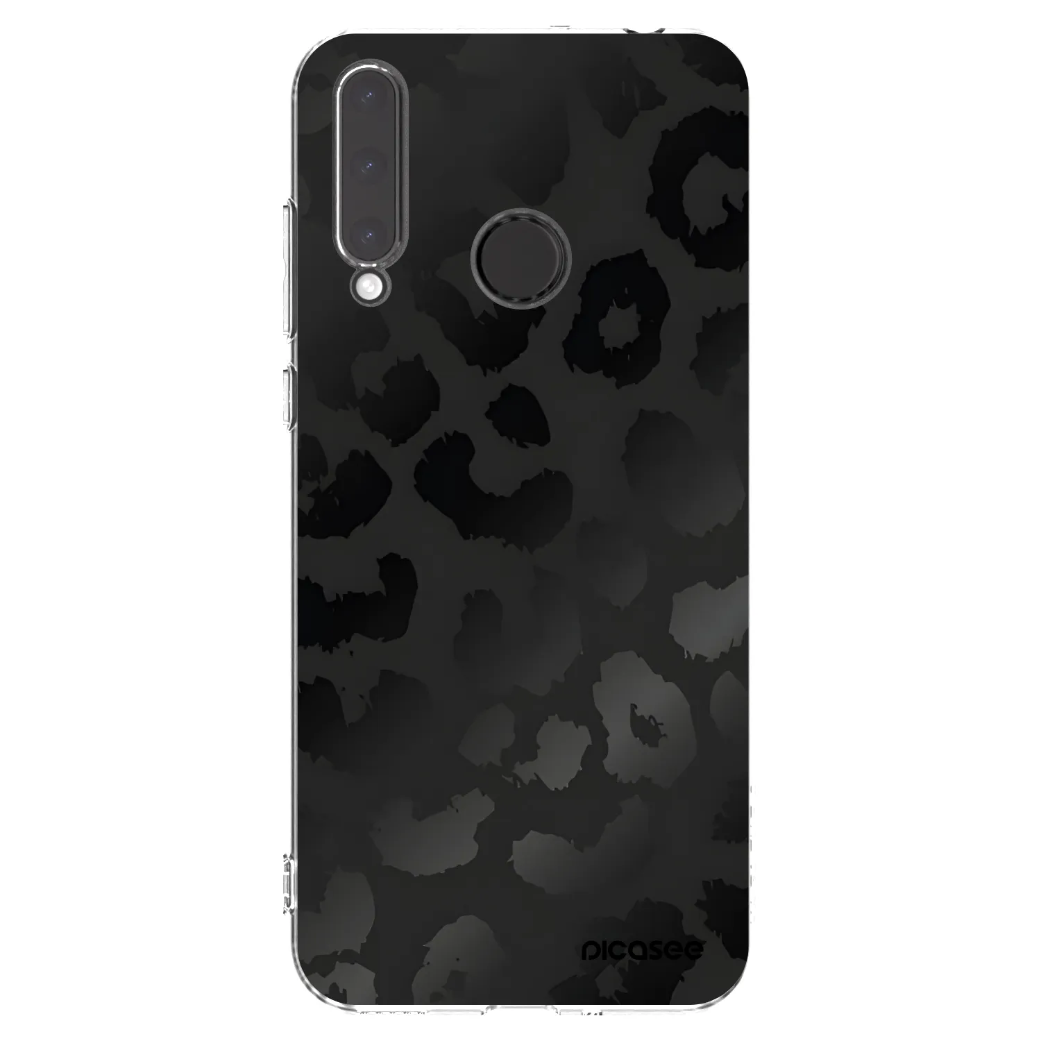 Picasee silikónový prehľadný obal pre Honor 20 Lite - Midnight Leopard