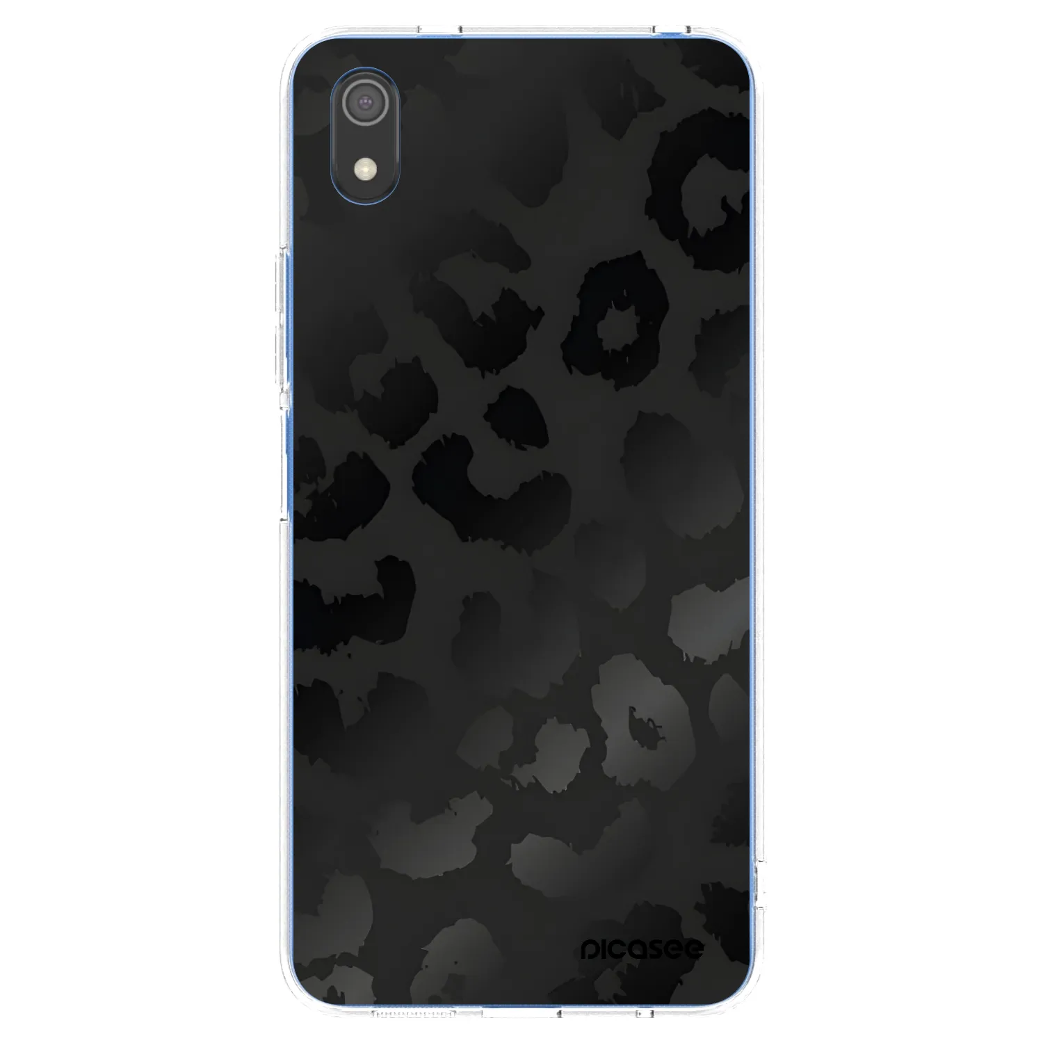 Picasee silikónový prehľadný obal pre Xiaomi Redmi 7A - Midnight Leopard
