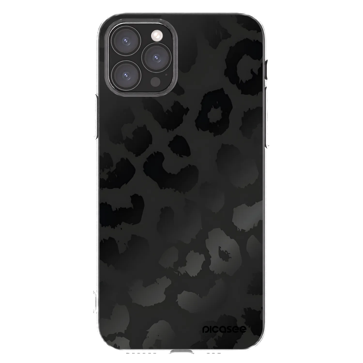 Picasee silikónový prehľadný obal pre Apple iPhone 11 Pro - Midnight Leopard