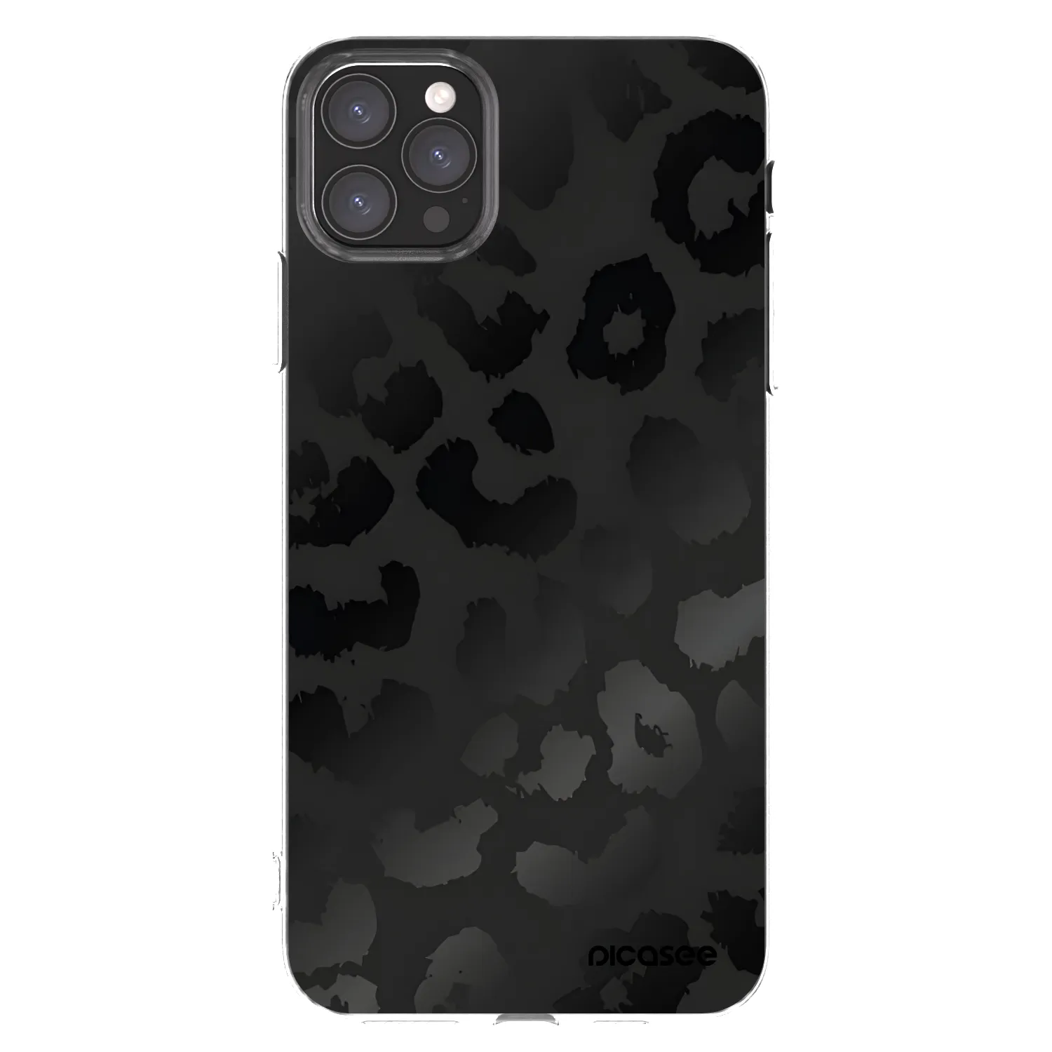 Picasee silikónový prehľadný obal pre Apple iPhone 11 Pro Max - Midnight Leopard