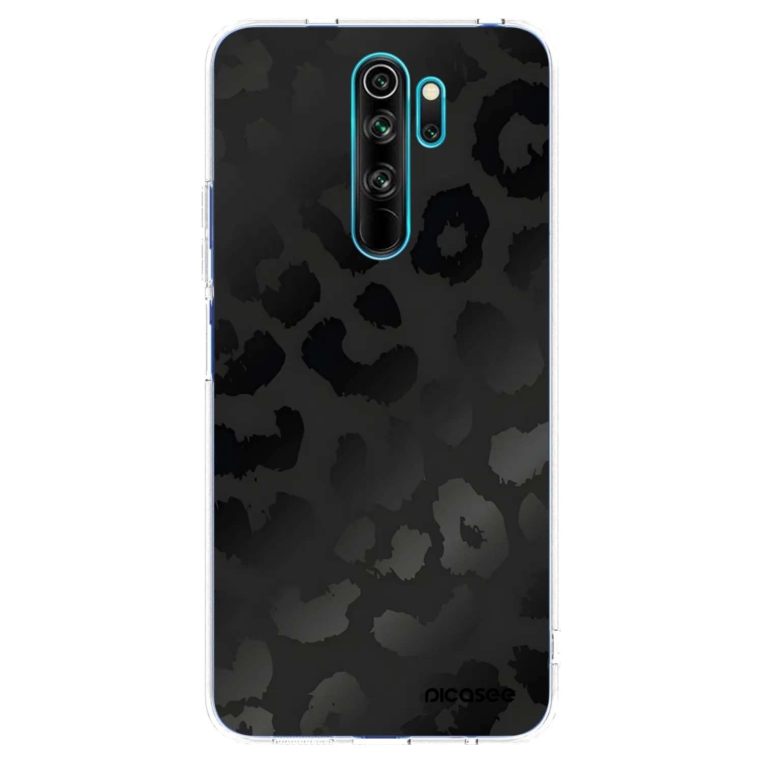 Picasee silikónový prehľadný obal pre Xiaomi Redmi Note 8 Pro - Midnight Leopard