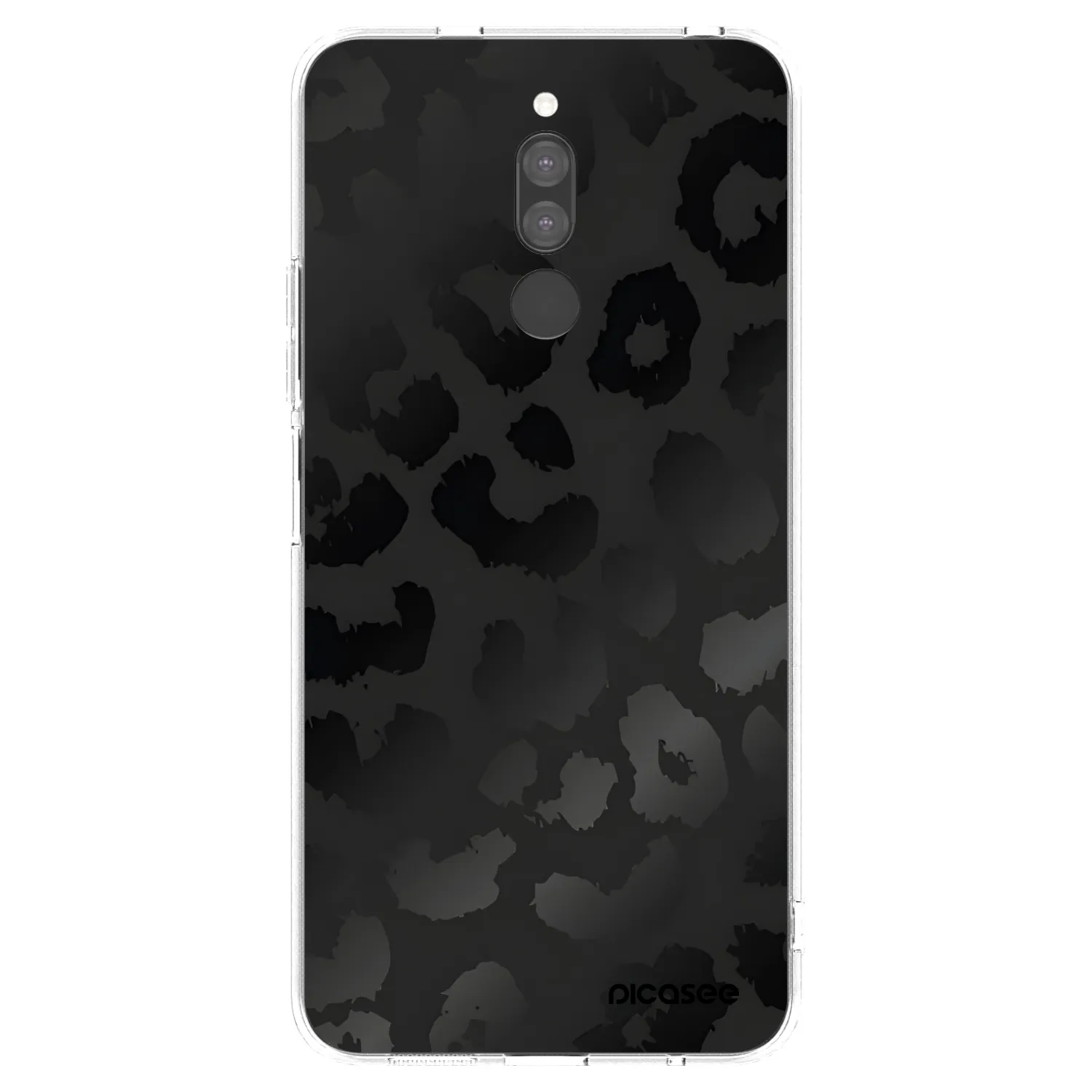 Picasee silikónový prehľadný obal pre Xiaomi Redmi 8 - Midnight Leopard