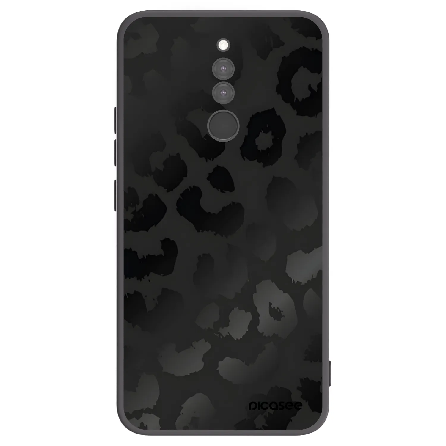 Picasee silikónový čierny obal pre Xiaomi Redmi 8 - Midnight Leopard