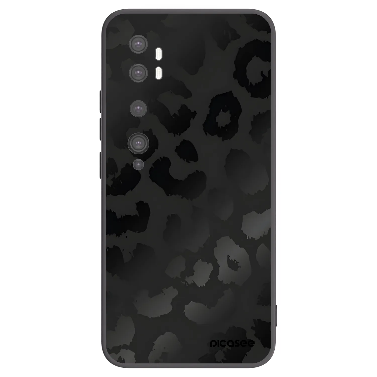 Picasee silikónový čierny obal pre Xiaomi Mi Note 10 (Pro) - Midnight Leopard