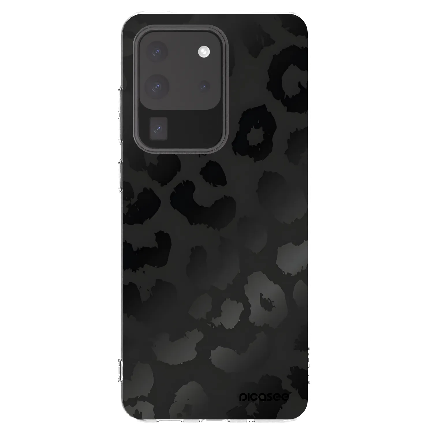 Picasee silikónový prehľadný obal pre Samsung Galaxy S20 Ultra 5G G988F - Midnight Leopard