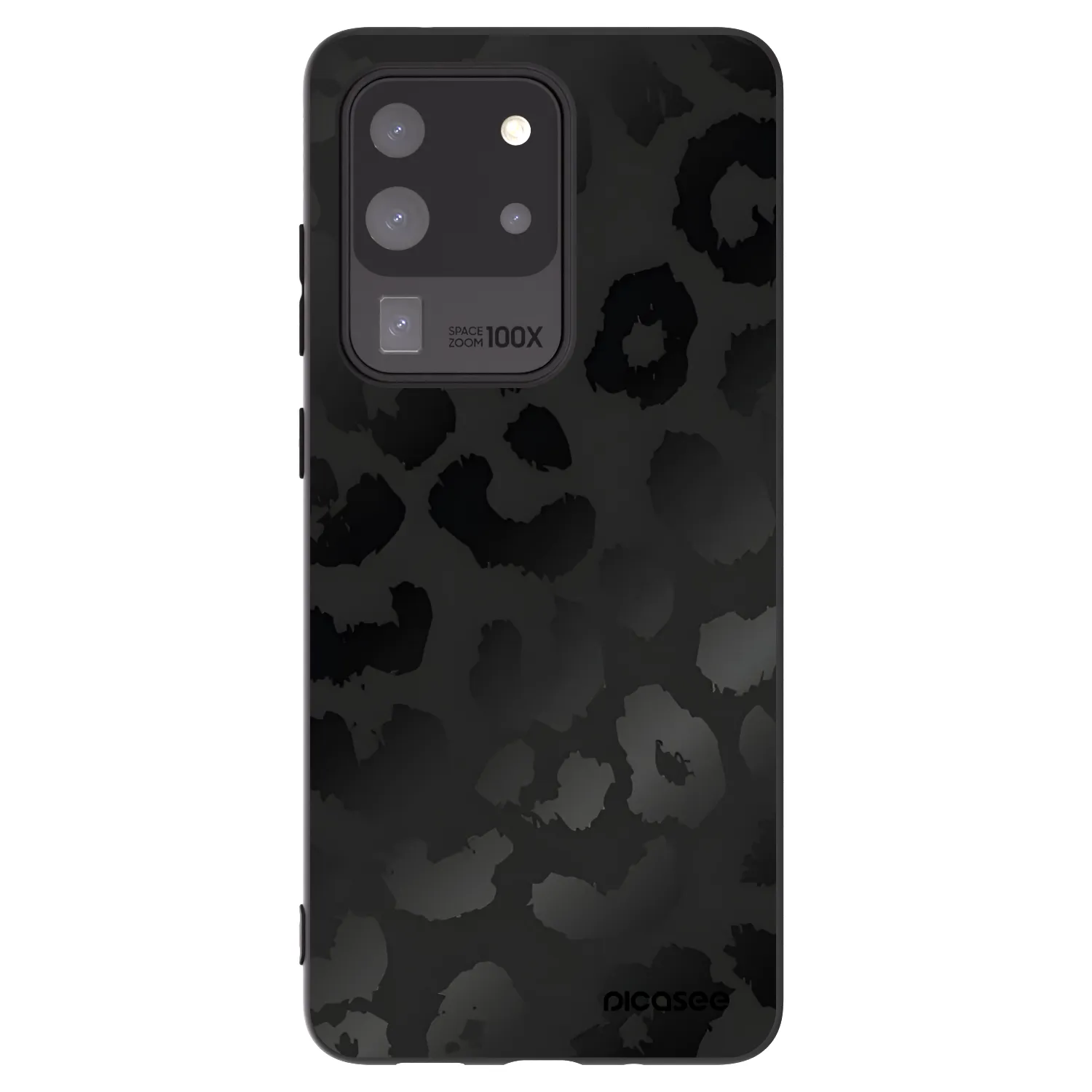 Picasee silikónový čierny obal pre Samsung Galaxy S20 Ultra 5G G988F - Midnight Leopard