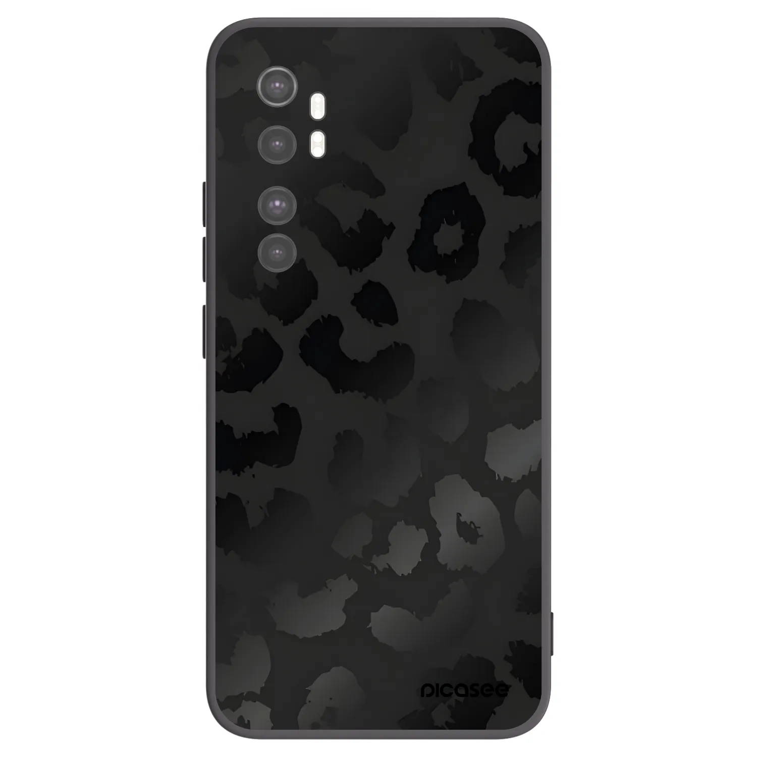 Picasee silikónový čierny obal pre Xiaomi Mi Note 10 Lite - Midnight Leopard