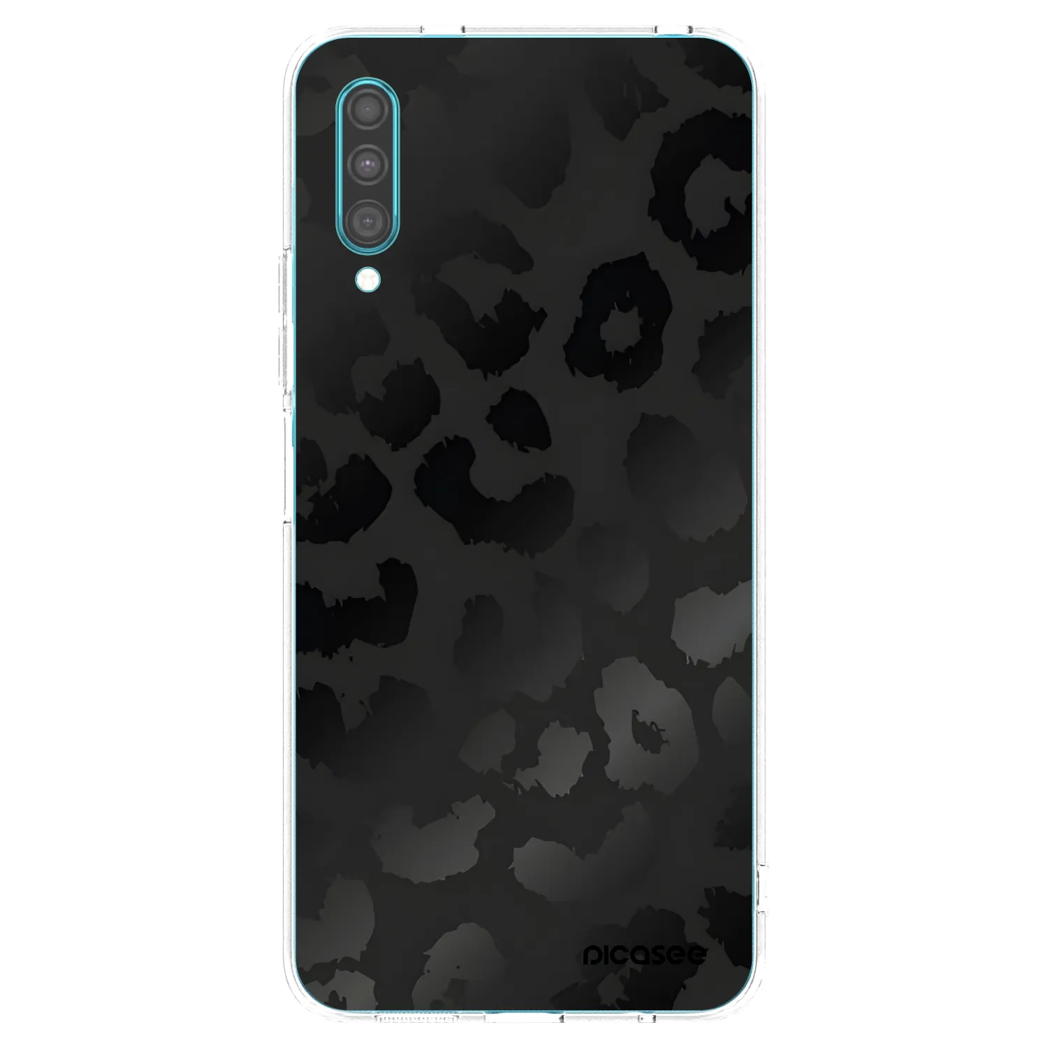 Picasee silikónový prehľadný obal pre Samsung Galaxy A30s A307F - Midnight Leopard